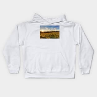 Sunset over Grape Orchards - Lake Constance Kids Hoodie